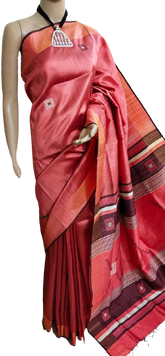 Tussar dupion silk saree SILKZONE
