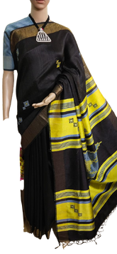 Tussar dupion silk saree SILKZONE