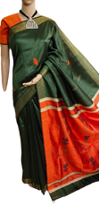 Tussar dupion silk saree SILKZONE