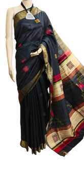 Tussar dupion silk saree SILKZONE