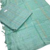 Linen embroidery suit SILK ZONE