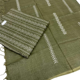 Linen embroidery suit SILK ZONE