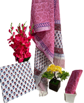 Cotton linen bagru print suit SILK ZONE