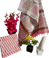 Cotton linen bagru print suit SILK ZONE