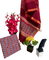 Cotton linen bagru print suit SILK ZONE