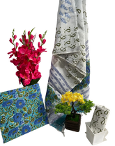 Cotton linen bagru print suit SILK ZONE