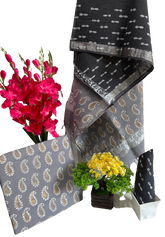 Cotton linen bagru printed suit SILK ZONE