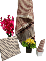 Cotton linen bagru print suit SILK ZONE