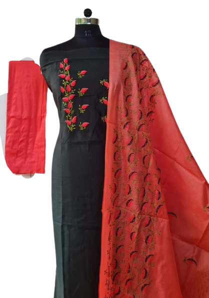 Katan stepal embroidery suit SILK ZONE