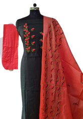 Katan stepal embroidery suit SILK ZONE