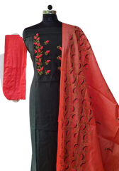 Katan stepal embroidery suit SILK ZONE
