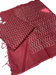 Linen embroidery suit SILK ZONE