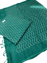 Linen embroidery suit SILK ZONE