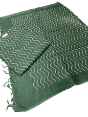 Linen embroidery suit SILK ZONE