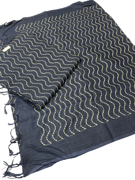 Linen embroidery suit SILK ZONE