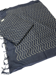 Linen embroidery suit SILK ZONE