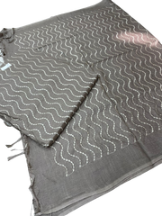 Linen embroidery suit SILK ZONE