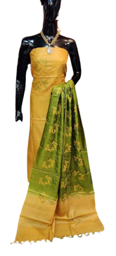 Tussar silk printed suit SILK ZONE