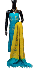 Tussar silk printed suit SILK ZONE