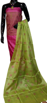 Tussar silk printed suit SILK ZONE