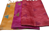 Tussar silk embroidery dupatta SILK ZONE