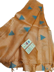 Tussar silk embroidery dupatta SILK ZONE