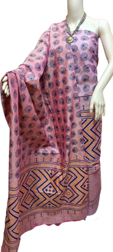Cotton khadi madhubani suit SILK ZONE