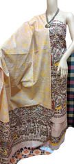 Cotton khadi madhubani suit SILK ZONE