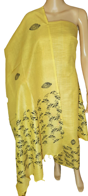 Cotton khadi madhubani suit SILK ZONE