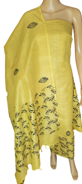 Cotton khadi madhubani suit SILK ZONE