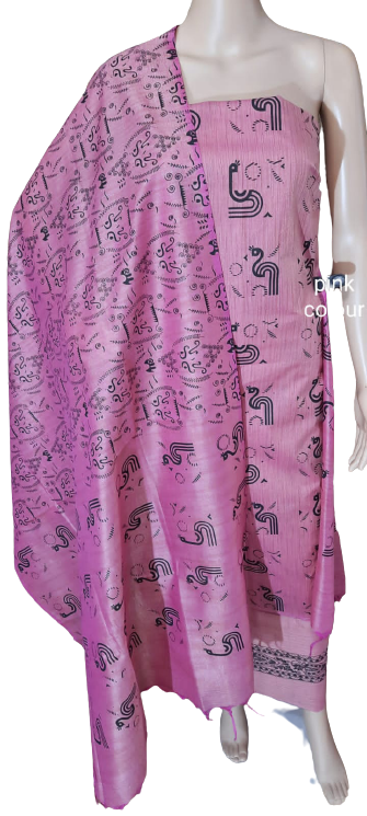 Cotton khadi Madhubani suit SILK ZONE