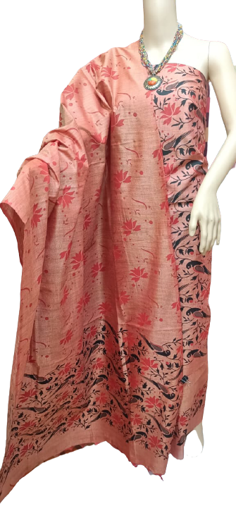 Cotton khadi madhubani suit SILK ZONE