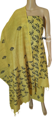 Cotton khadi madhubani suit SILK ZONE
