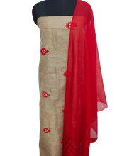 Handloom embroidery suit SILK ZONE