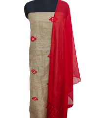 Handloom embroidery suit SILK ZONE