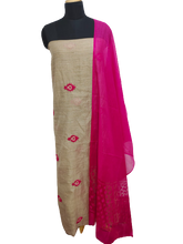 Handloom embroidery suit SILK ZONE
