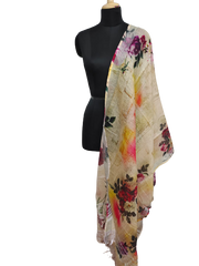 Linen digital print dupatta SILK ZONE
