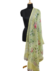 Linen digital print dupatta SILK ZONE