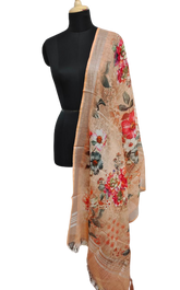 Linen digital print dupatta SILK zone