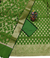 Soft silk Banarasi suit SILK ZONE