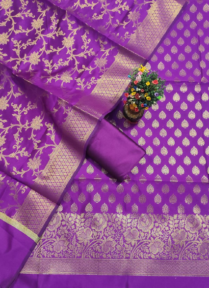Soft silk Banarasi suit SILK ZONE