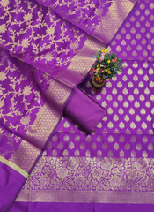 Soft silk Banarasi suit SILK ZONE