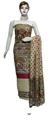 Cotton Khadi discharge print suit SILK ZONE