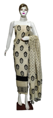 Cotton Khadi discharge print suit SILKZONE