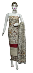 Cotton Khadi discharge print suit SILKZONE