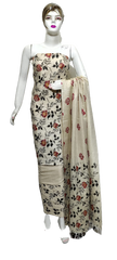 Cotton Khadi discharge print suit SILKZONE