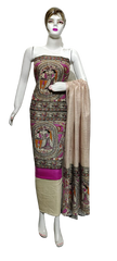 Cotton Khadi discharge print suit SILKZONE