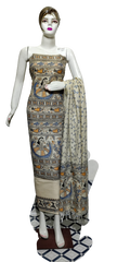 Cotton Khadi discharge print suit SILKZONE