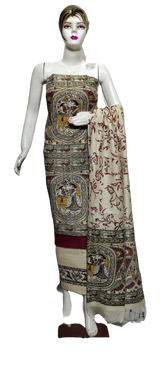 Cotton Khadi discharge print suit SILKZONE