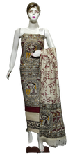 Cotton Khadi discharge print suit SILKZONE